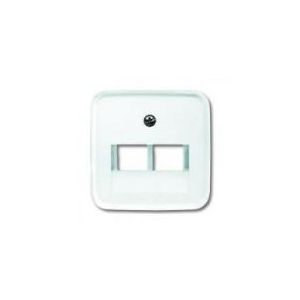 Busch-Jaeger SI afdekking UAE 2-voudig data/ptt alpine wit