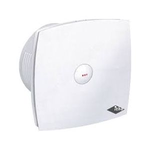 Itho badkamer ventilator BTV400HT hygrostaat & timer wit