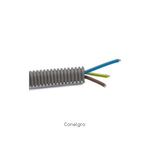 Flexibele buis 16mm met draad (3 x zwart)
