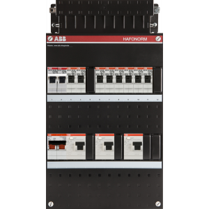 ABB Groepenkast met 8 groepen en fornuisgroep, 1 fase - HAD333333-222F+H42