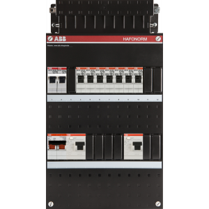 ABB Groepenkast met 7 groepen en fornuisgroep, 1 fase - 1SPF006905F0355