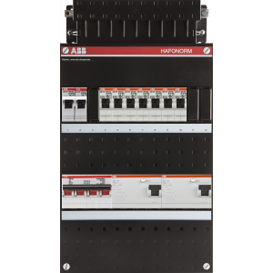 ABB Groepenkast met 7 groepen en fornuisgroep, 3 fase - HAD3433-44F+H44