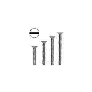 Metaalschroef M3 x 30mm verzonken platkop 