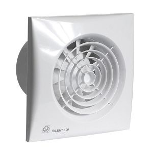 Soler & Palau ventilator Silent 100 CHZ hygrostaat wit