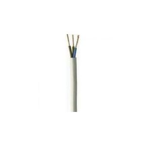 Elektrasnoer VMVL 2x1 Wit 100 meter